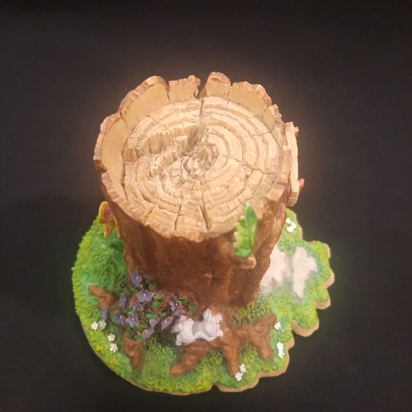 Vintage San Francisco Music Box Bear In A Tree Stump Outhouse ~ As Time Goes By - Picture 6 of 11